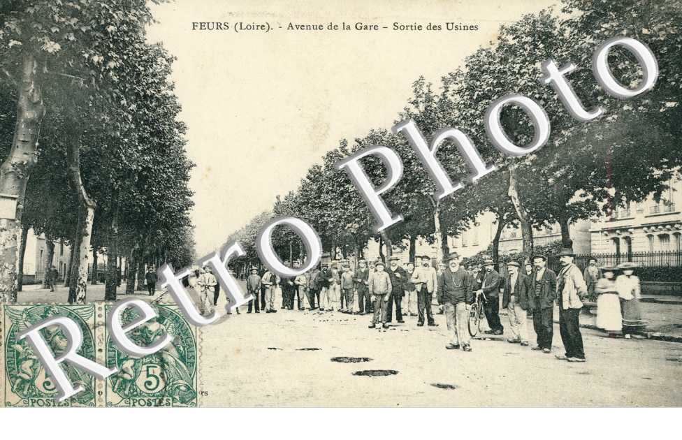 Avenue de la Gare et Sortie des Usines