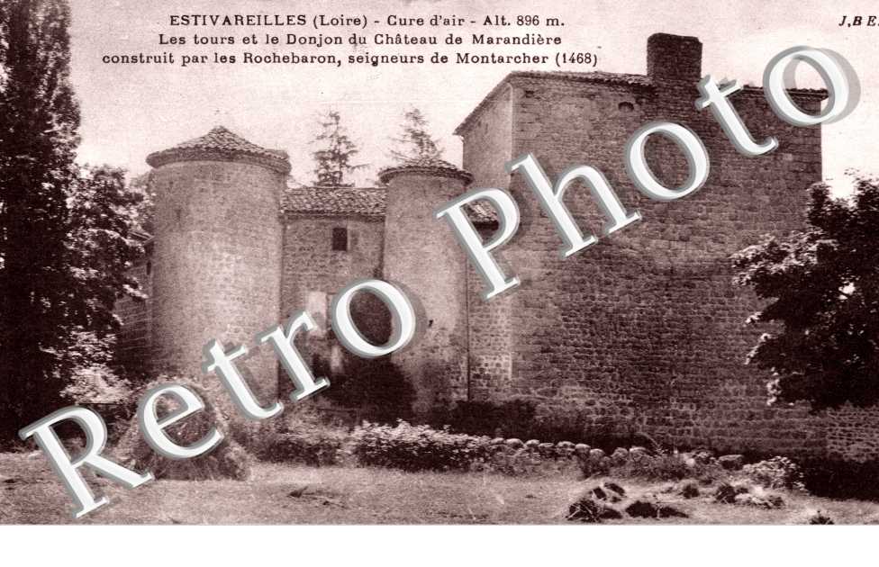 Les Tours et le Donjon du Château de Marandière