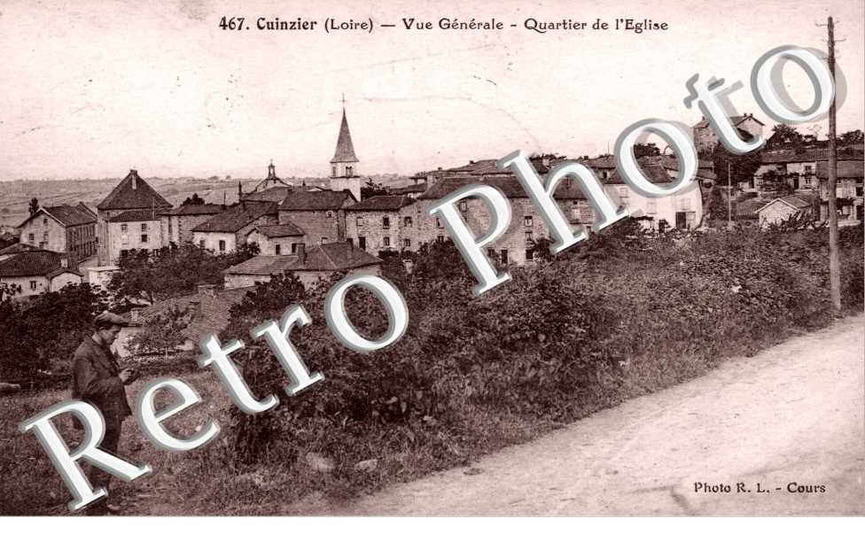 Vue generale et Quartier de l'Eglise