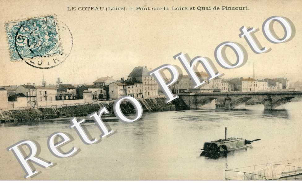 Pont sur la Loire et Quai de Pincourt