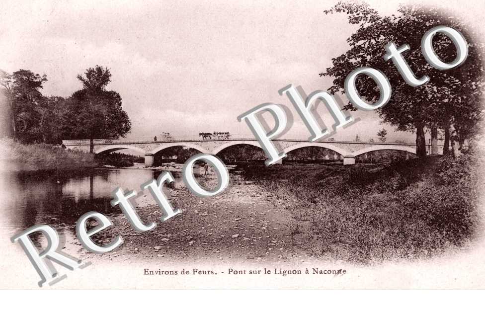 Pont sur le Lignon a Naconne