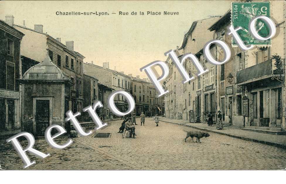 rue de la place neuve (toilee couleur)