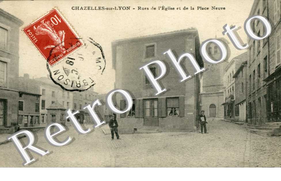 Rues de l'Eglise et de la Place Neuve