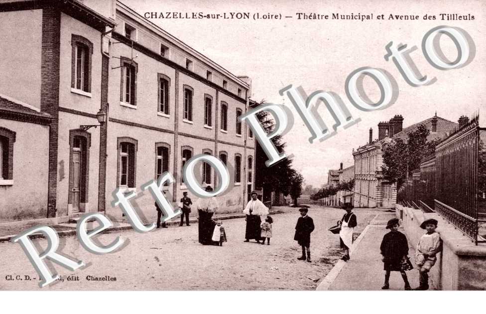 Theatre Municipal et Avenue des Tilleuls