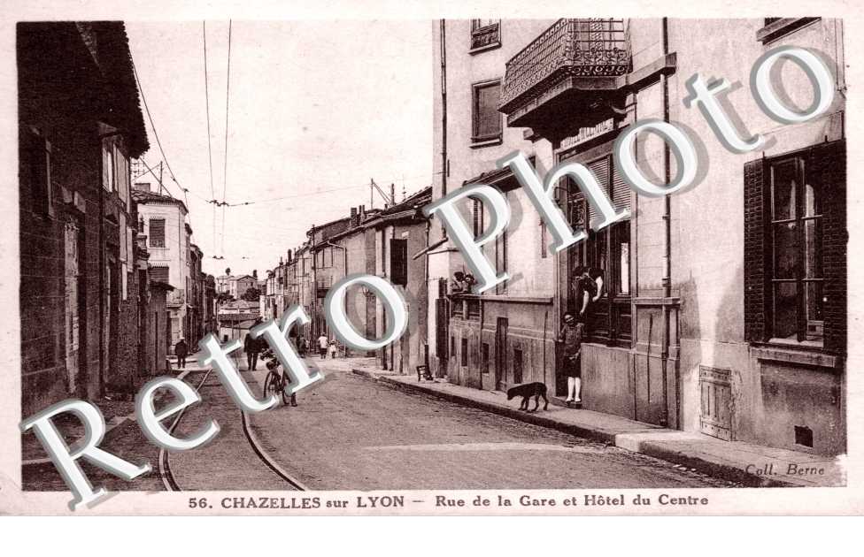 Rue de la Gare  et Hotel du Centre