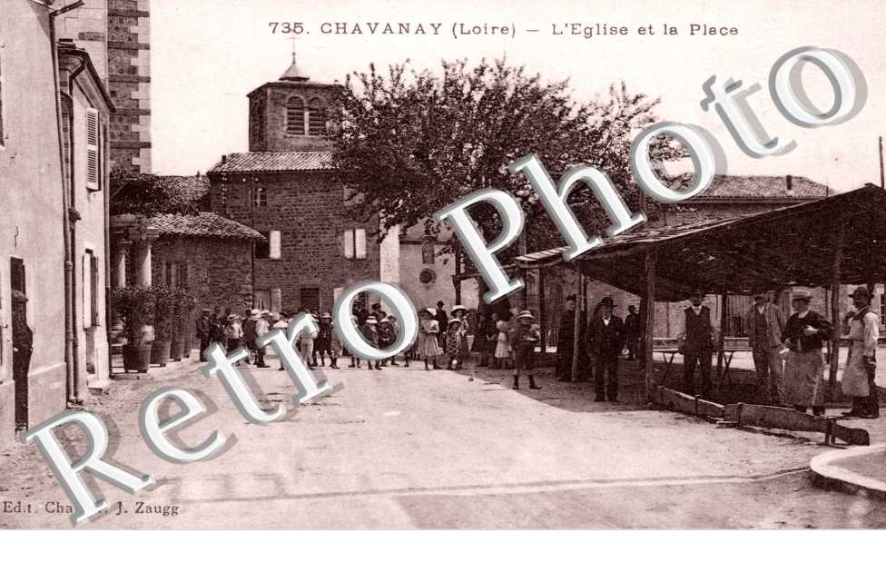 L'eglise et la place
