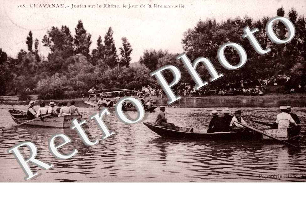 Joutes sur le Rhone - jour de fete annuelle