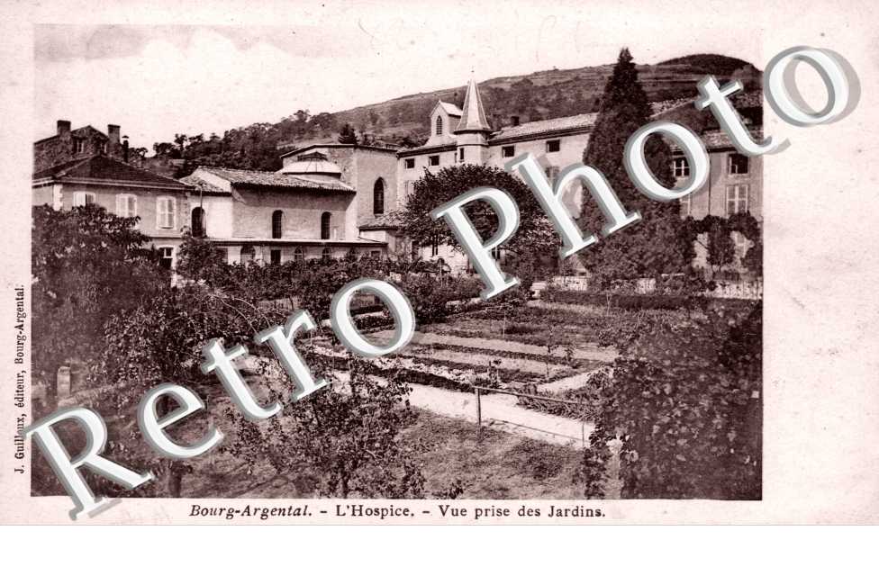 l'Hospice, Vue prise des Jardins