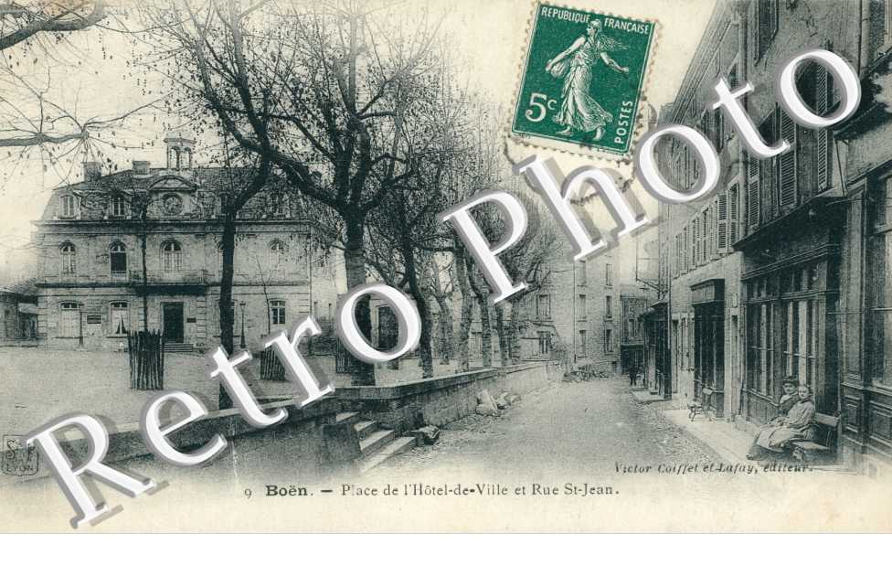 Place de l'Hotel de Ville et Rue Saint-Jean