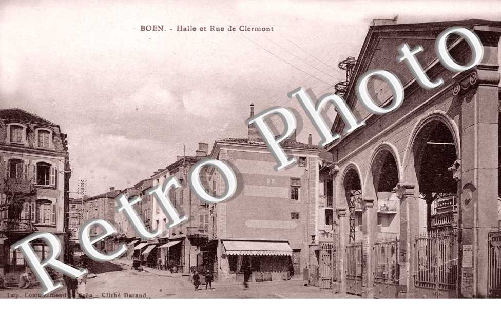 Halle et Rue de Clermont