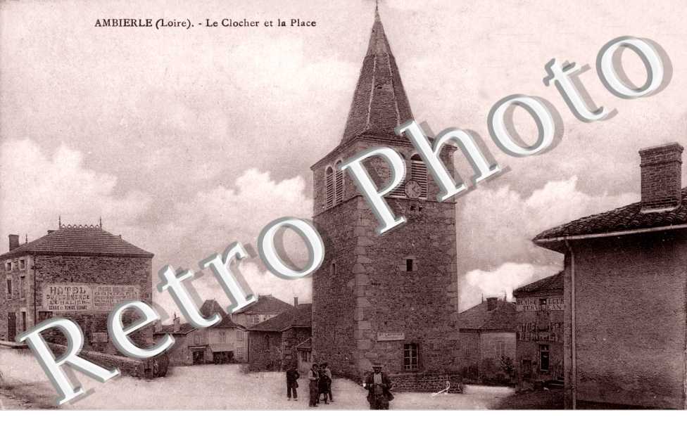 le clocher et la place