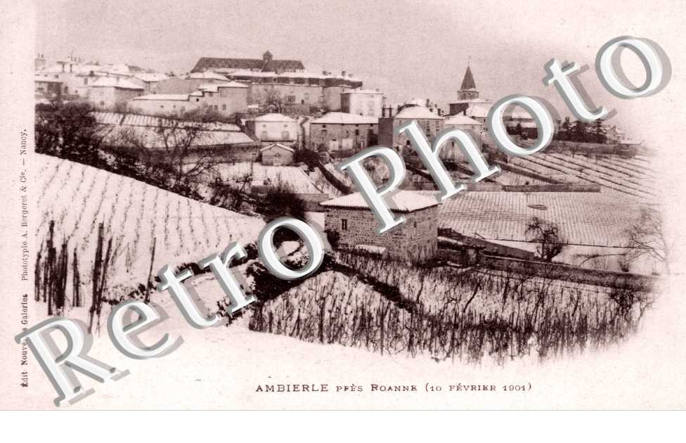 10 fevrier 1901 - vue generale sous la neige