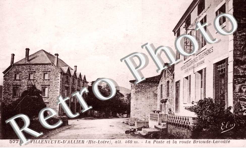 la Poste et la Route Brioude-Lavoute