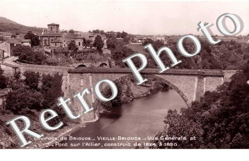 Vue Generale et Pont sur l'Allier
