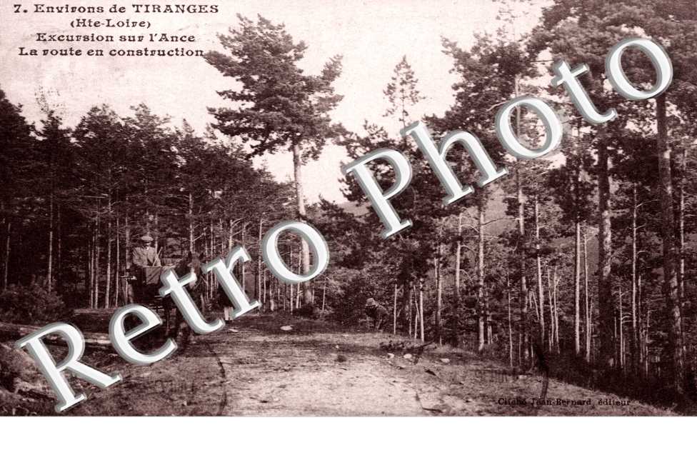 excursion sur l'Ance, la route en construction