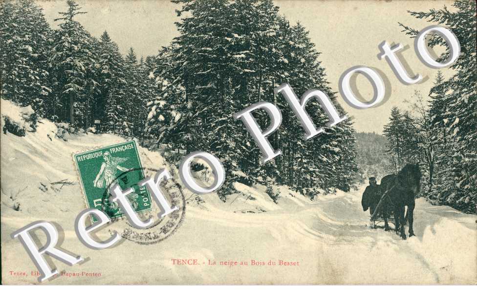La neige au bois du Besset