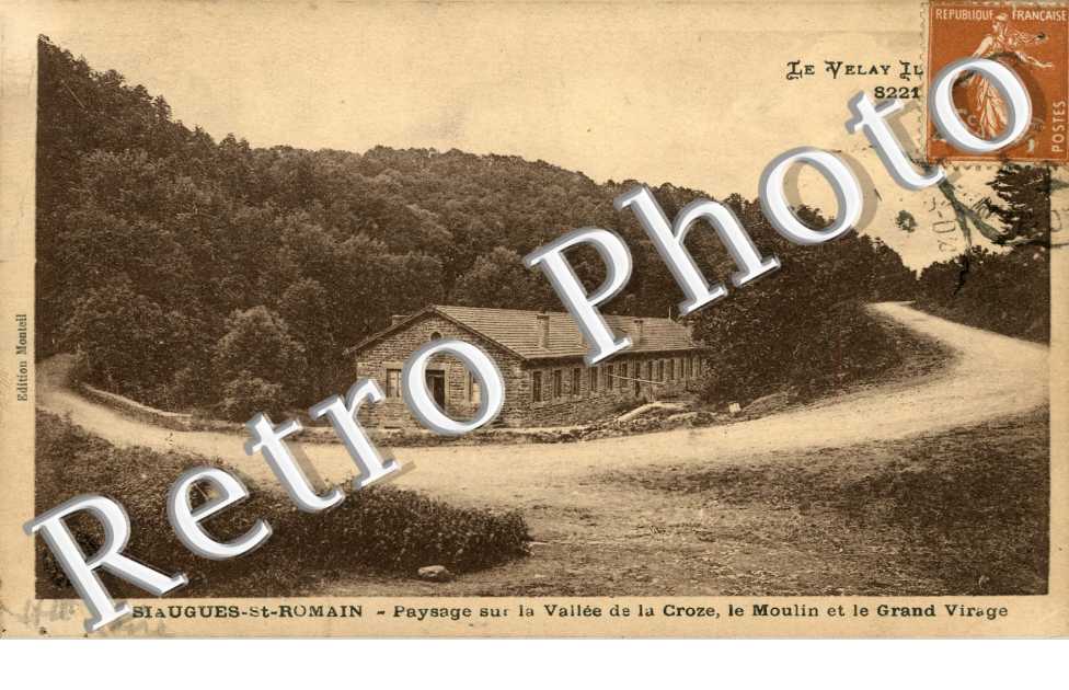 Vallee de la Croze, le moulin et le grand virage
