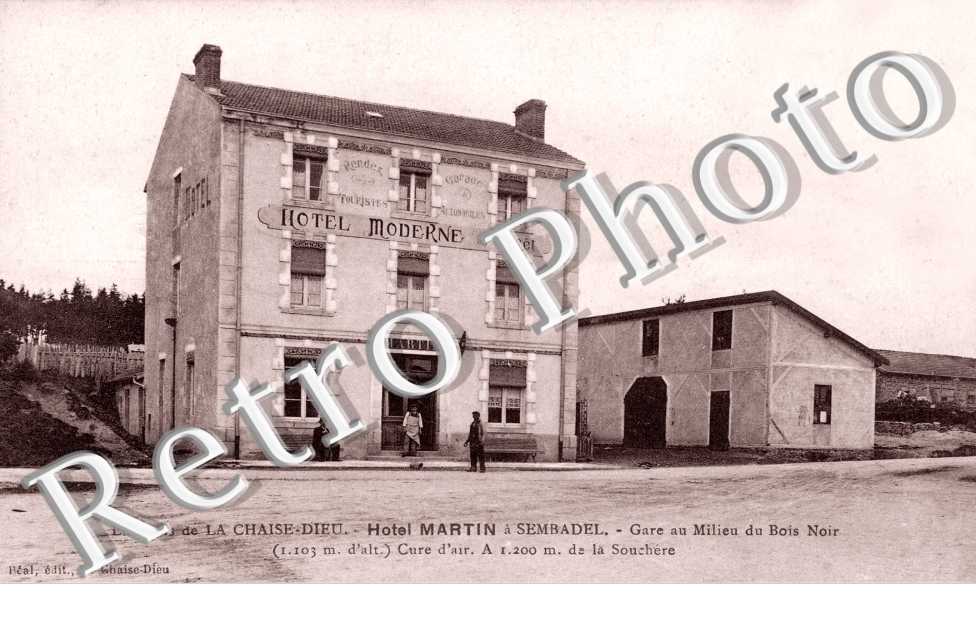 Hotel Martin, Environs de la Chaise-Dieu, Gare au milieu du Bois Noir