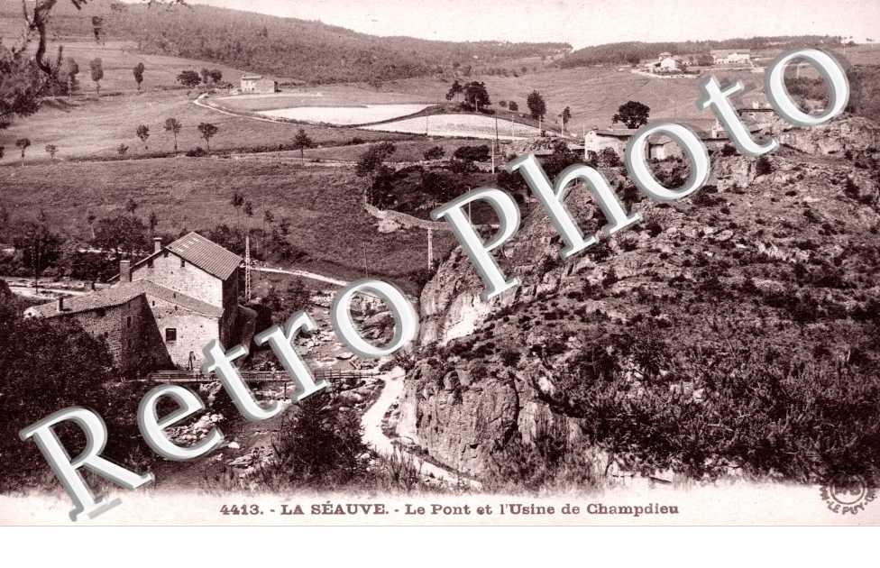 le Pont et l'Usine de Champdieu