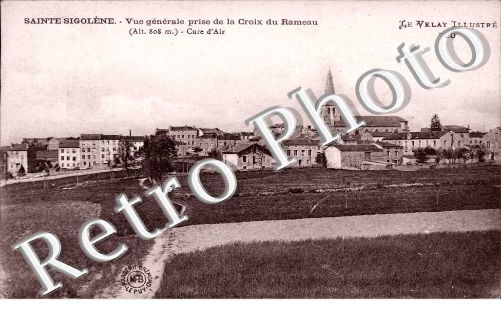 Vue generale prise de la Croix du Rameau