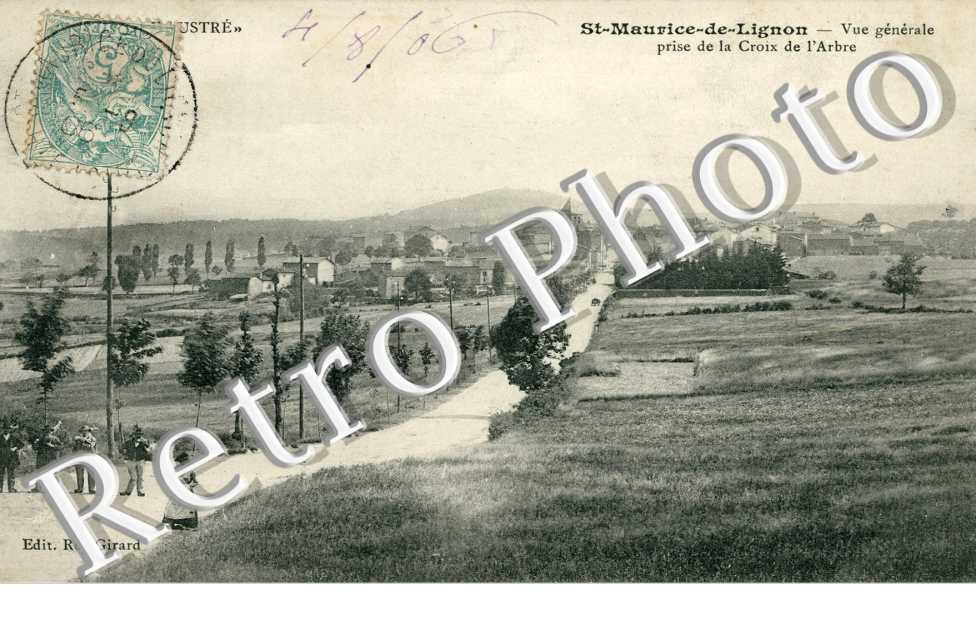Vue Generale prise de la Croix de l'Arbre