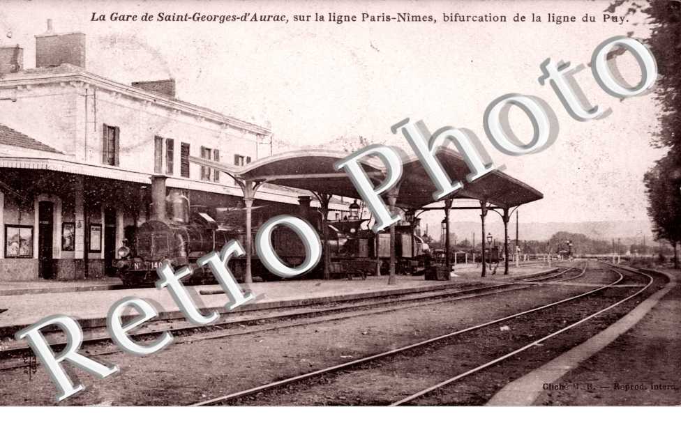 la gare de Saint Georges d'Aurac