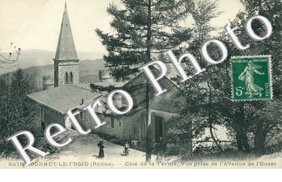 cote de la ferme, vue prise de l'avenue de l'ouest