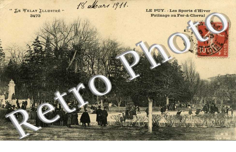 Les sports d'hiver Patinage au fer a cheval