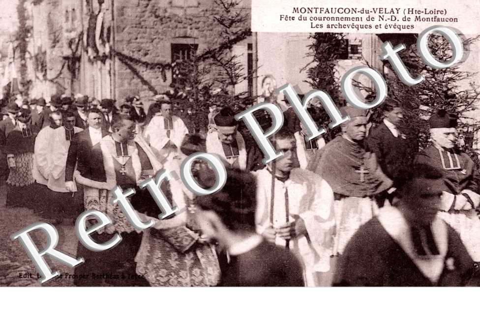 fete du couronnement de N.D. de montfaucon, les archeveques et eveques