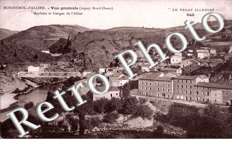 Vue generale, Rochers et Gorges de l'Allier