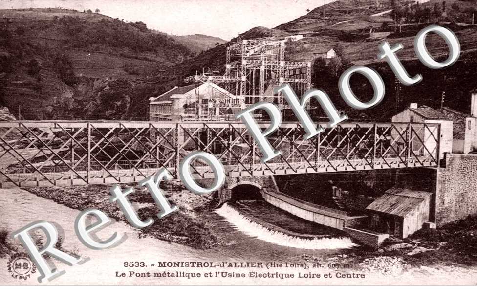 le Pont metallique et l'Usine Electrique Loire et Centre
