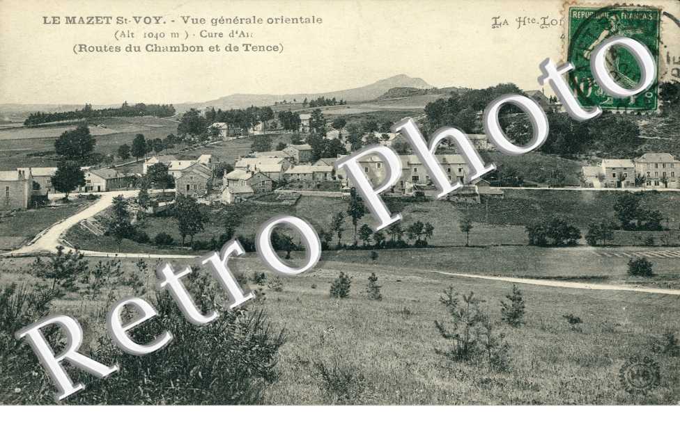 Vue Generale, Route du Chambon et de Tence