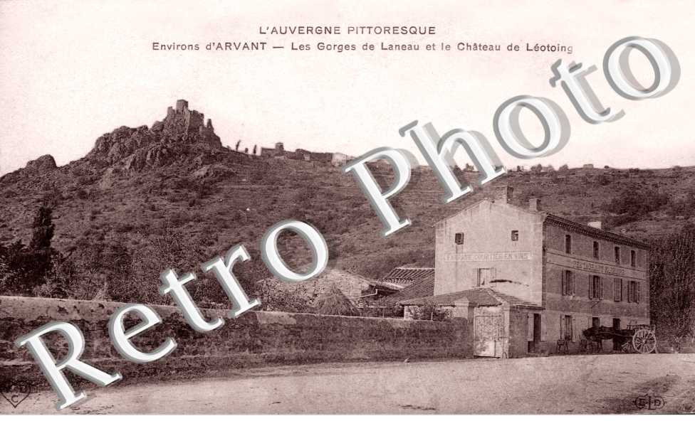 les gorges de Laneau et le chateau de Leotoing