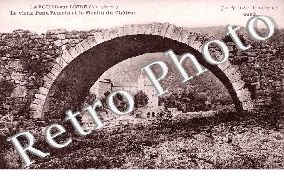 Le Vieux Pont Romain et le Moulin du Chateau