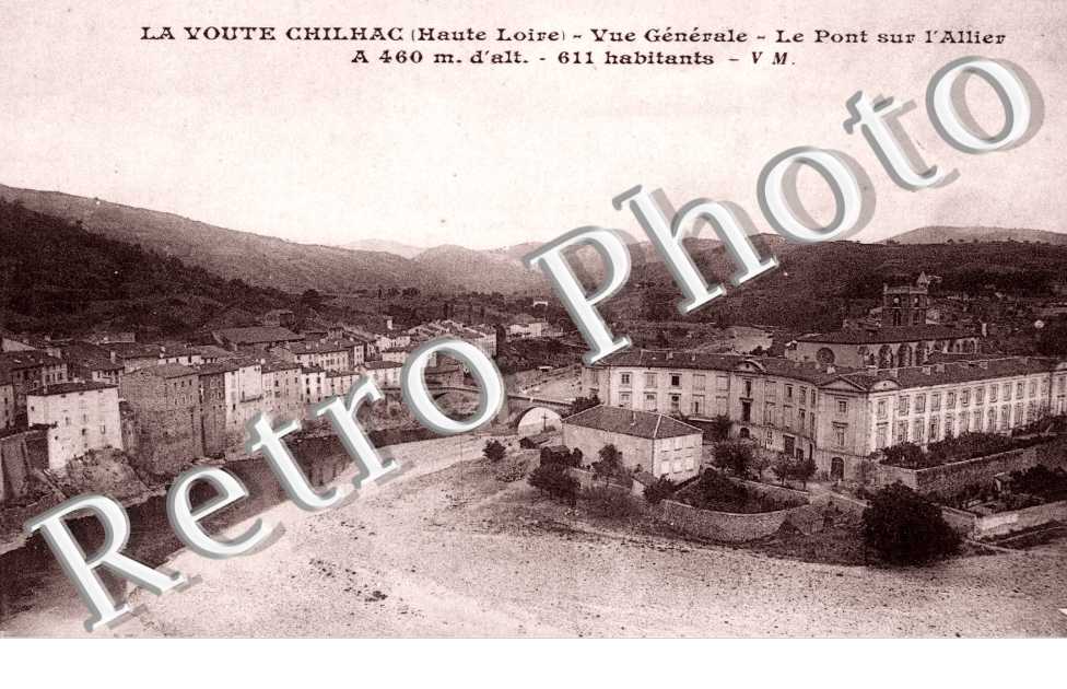 Vue Generale, le Pont sur l'Allier