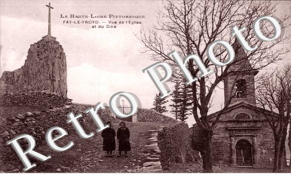 Fay le froid, vue de l'eglise et du dike