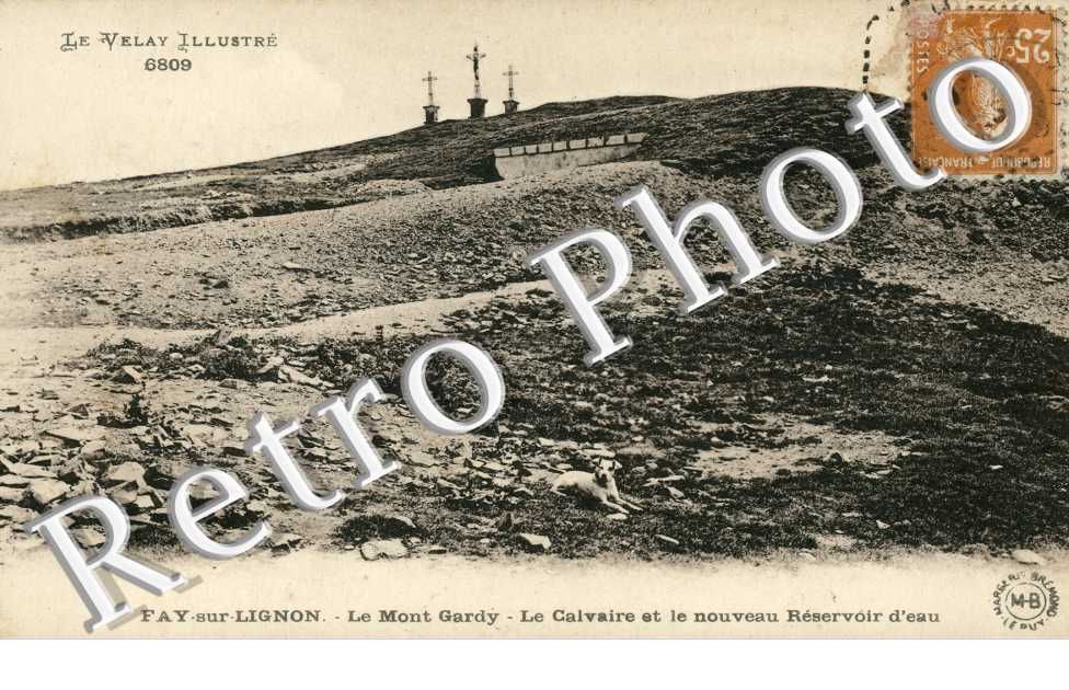 Le Mont Gardy - le calvaire et nouveau reservoir d'eau