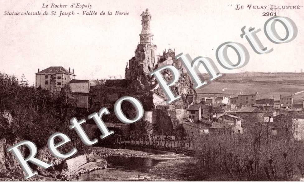 le Rocher d'espaly, Statue colossale de Saint-Joseph, Vallee de la Borne