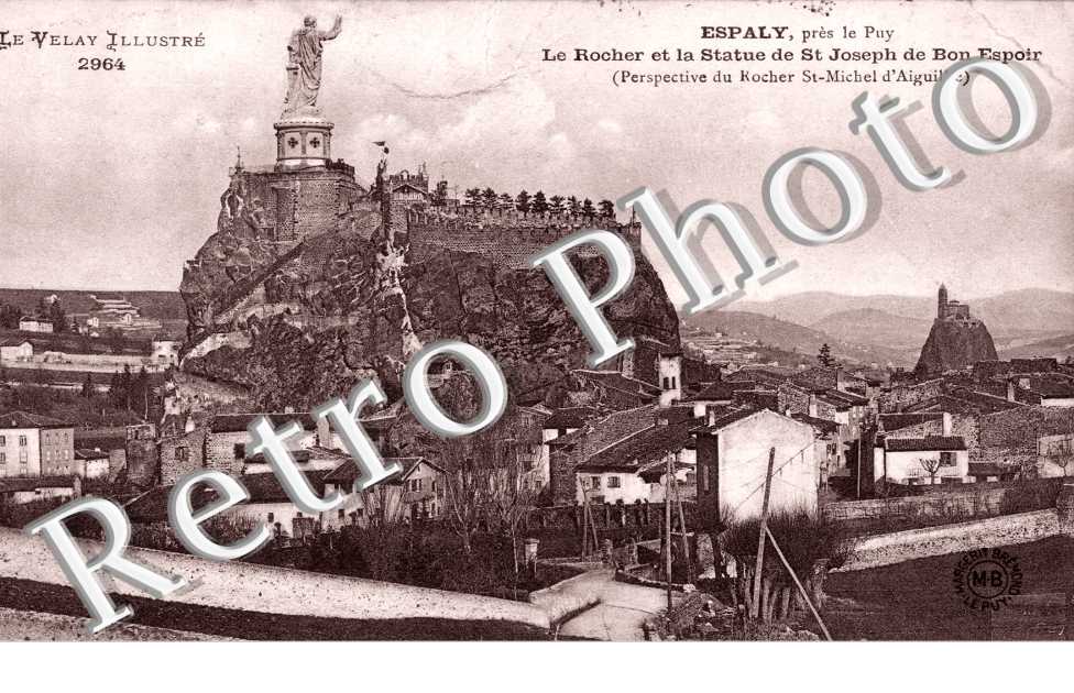 Le rocher et la statue de Saint Joseph