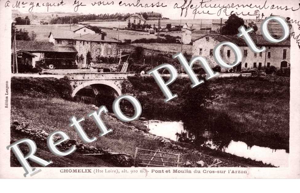 Pont et Moulin du Cros-sur-l'Arzon
