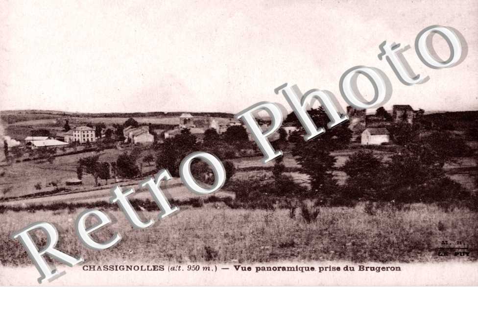 vue panoramique prise du brugeron