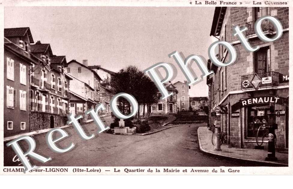 le quartier de la mairie et avenue de la gare