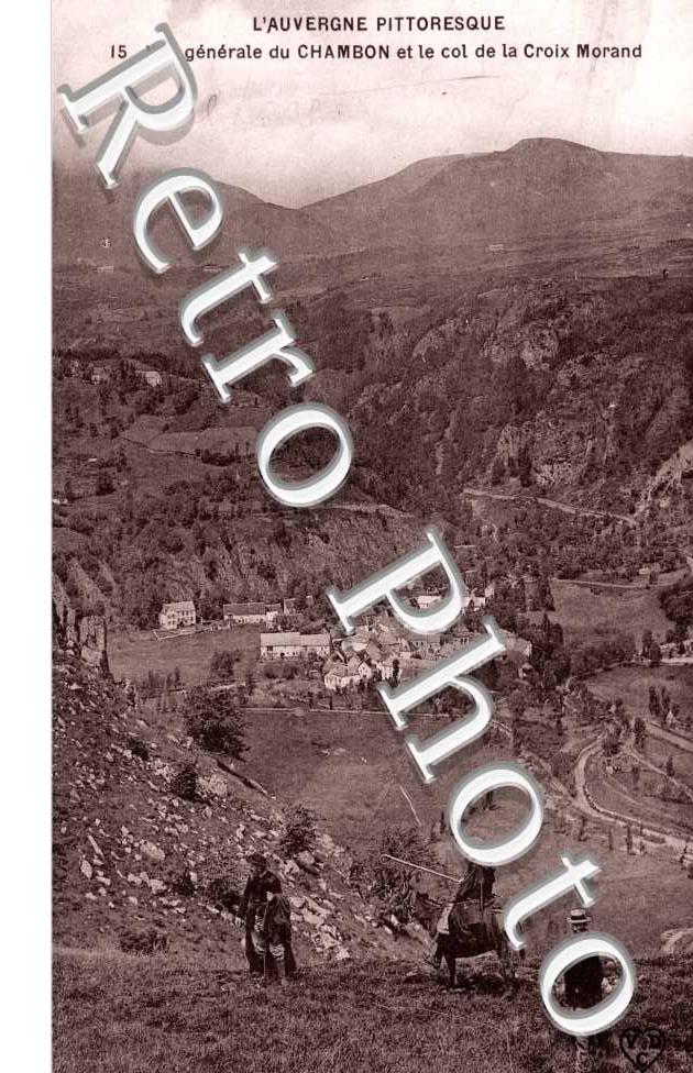 vue generale  et le col de la Croix Morand