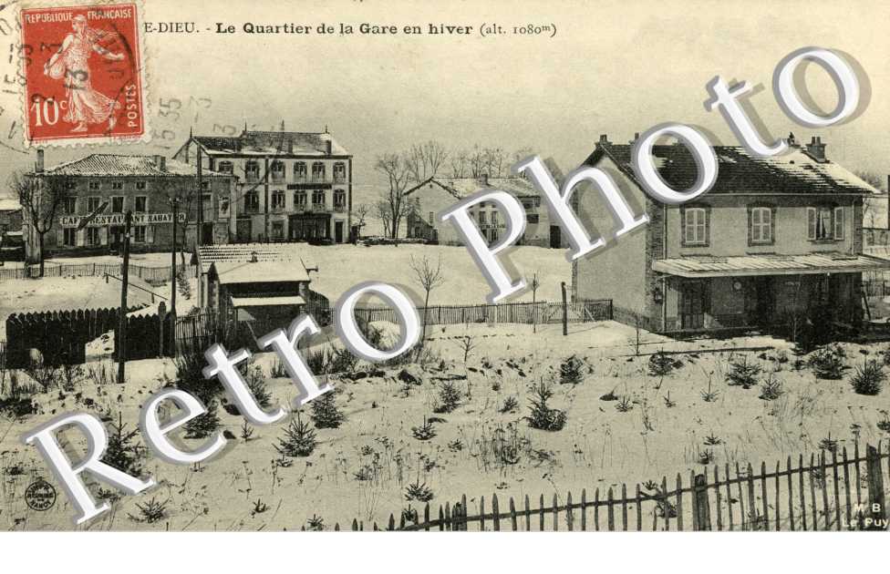 le quartier de la gare en hiver