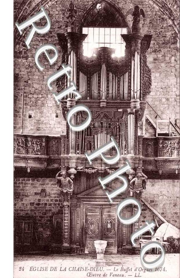 eglise, le buffet d'orgues oeuvre de vaneau