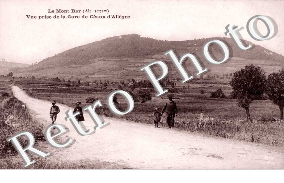 Vue prise de la gare de Ceaux d'Allegre