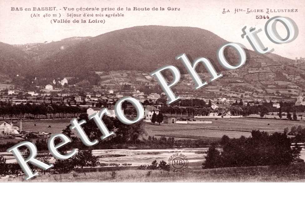 vue generale prise de la route de la gare