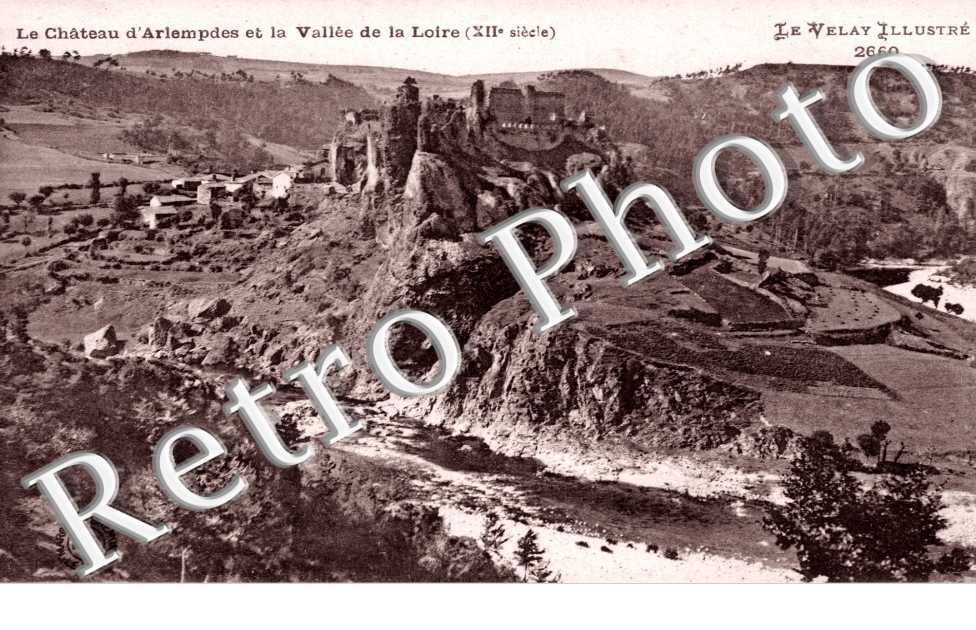 le chateau d'arlempdes et la vallee de la loire