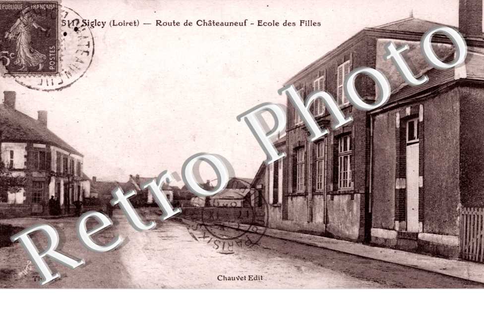route de Chateauneuf Ecole des filles
