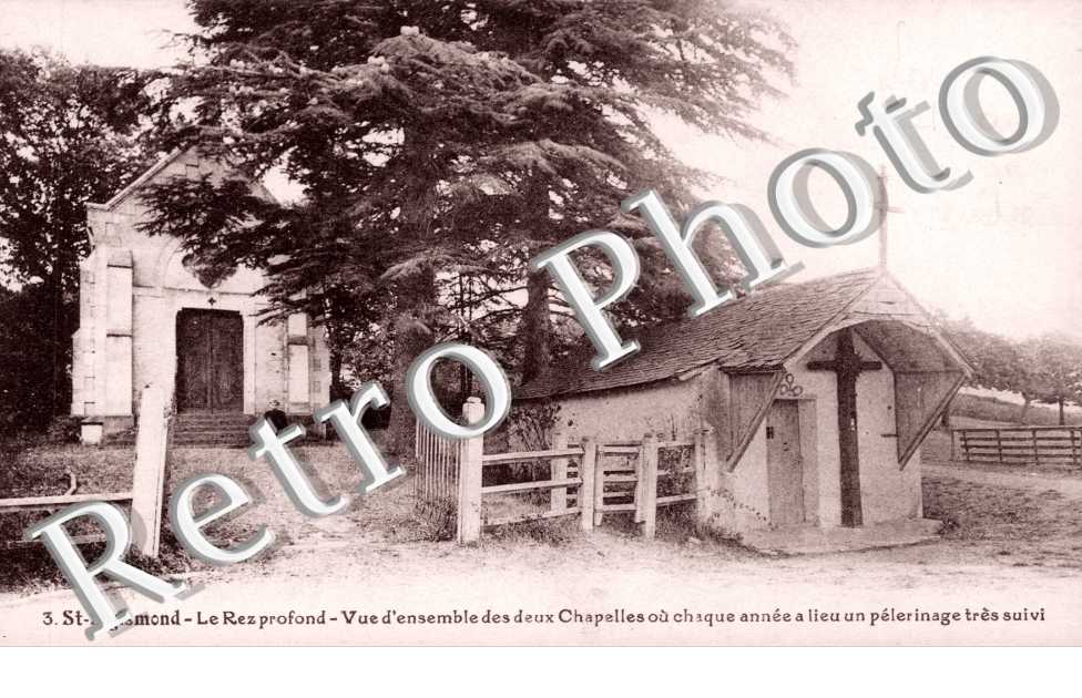 le Rez profond  Vue d'ensemble des deux chapelles
